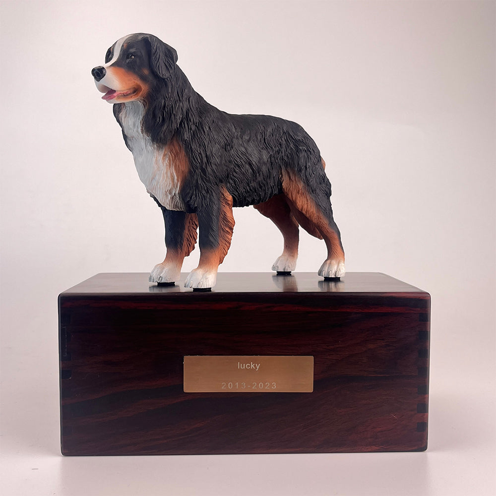 Solid Wood Pet Cremation Urn Memorial Box-Customizable-Environmentally