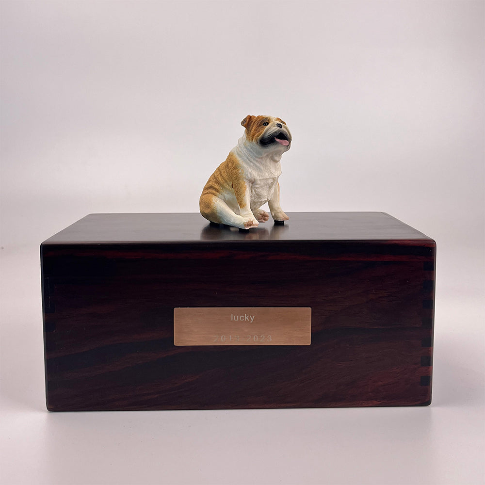 Solid Wood Pet Cremation Urn Memorial Box-Customizable-Environmentally