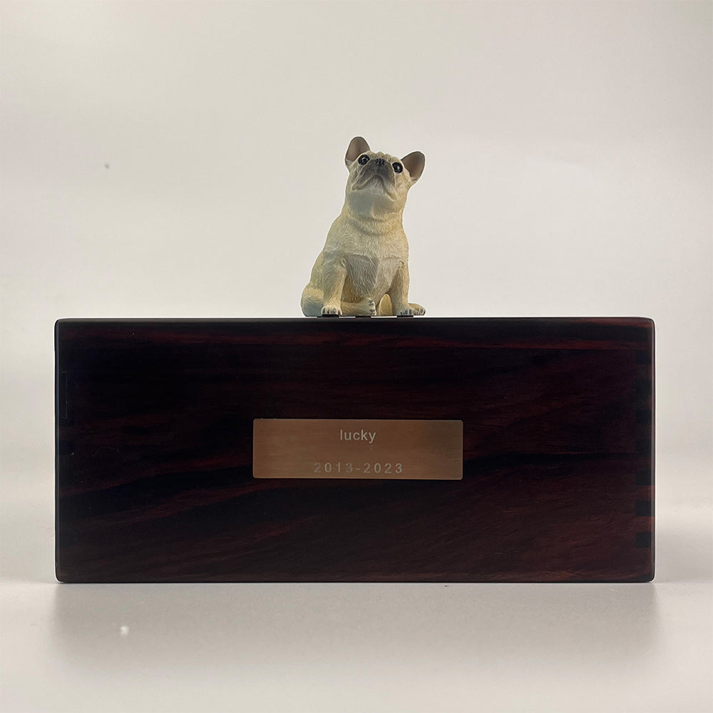 Solid Wood Pet Cremation Urn Memorial Box-Customizable-Environmentally