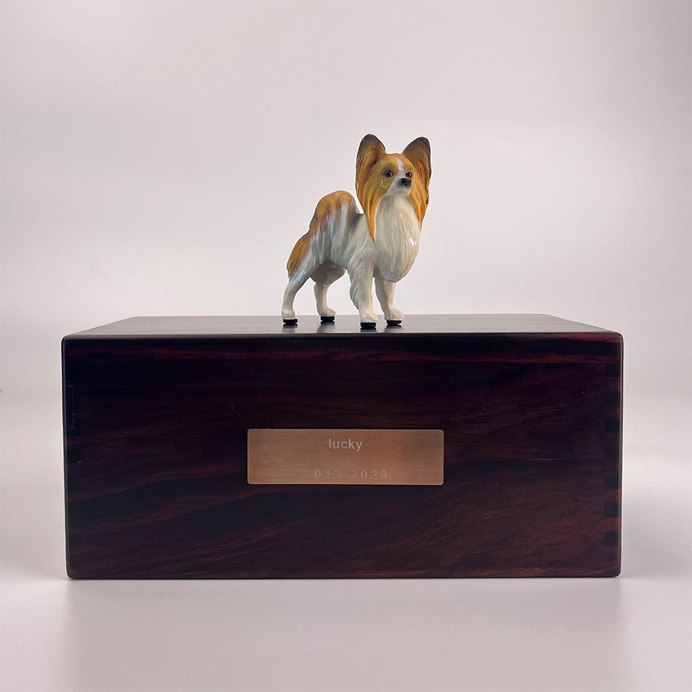 Solid Wood Pet Cremation Urn Memorial Box-Customizable-Environmentally