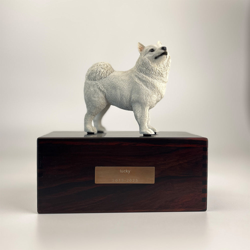 Solid Wood Pet Cremation Urn Memorial Box-Customizable-Environmentally