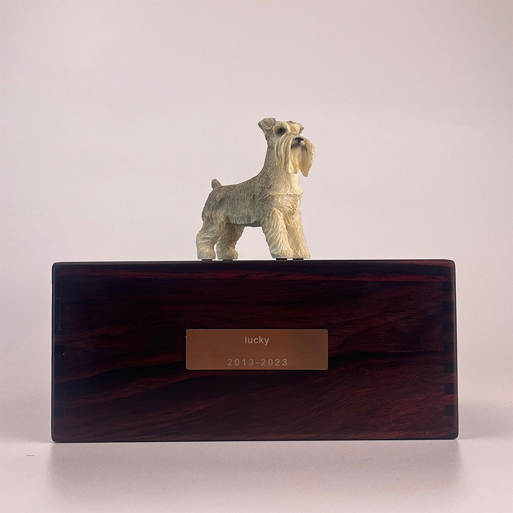 Solid Wood Pet Cremation Urn Memorial Box-Customizable-Environmentally