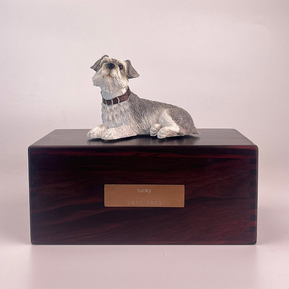 Solid Wood Pet Cremation Urn Memorial Box-Customizable-Environmentally