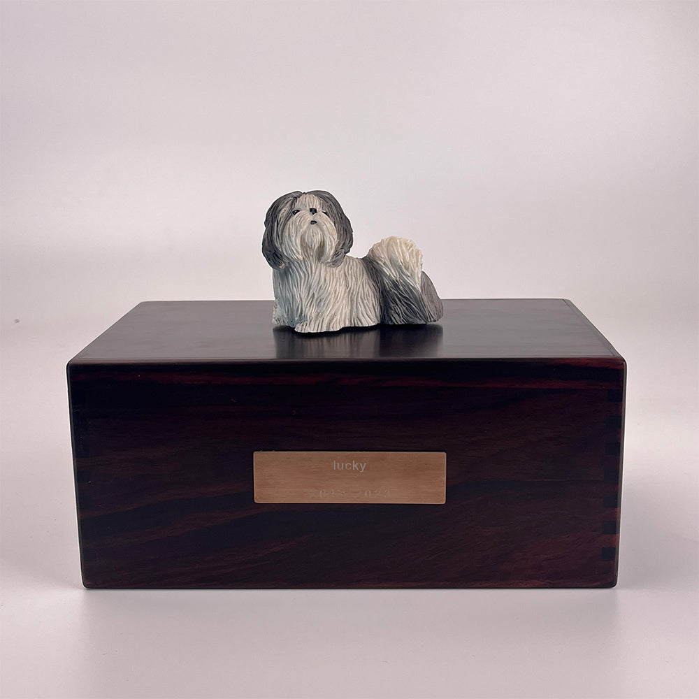 Solid Wood Pet Cremation Urn Memorial Box-Customizable-Environmentally