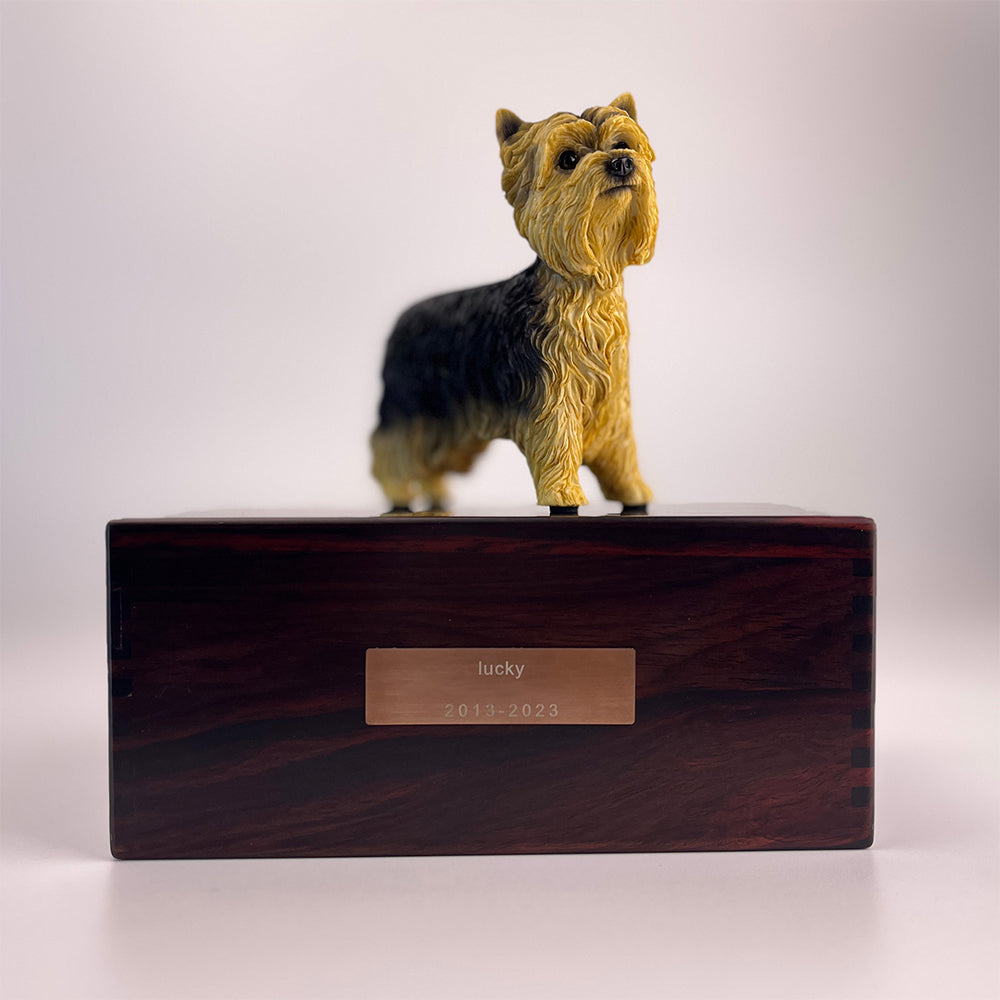 Solid Wood Pet Cremation Urn Memorial Box-Customizable-Environmentally