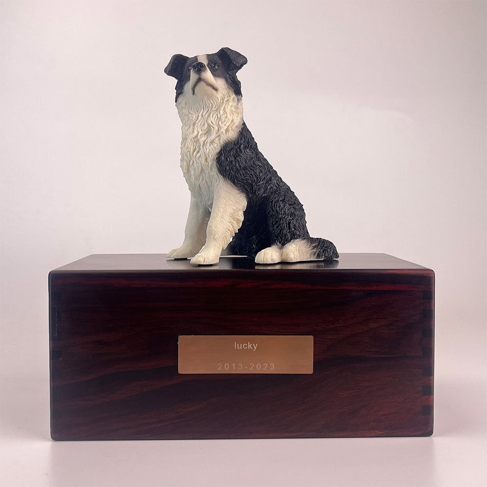 Solid Wood Pet Cremation Urn Memorial Box-Customizable-Environmentally